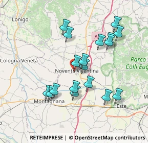 Mappa Via del Lavoro, 36025 Noventa Vicentina VI, Italia (6.95)