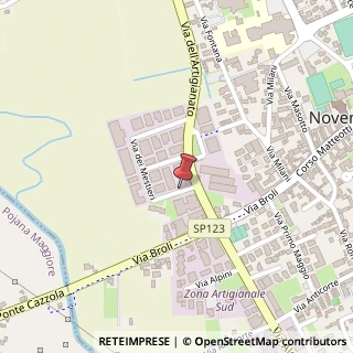 Mappa Via delle arti 4, 36025 Noventa Vicentina, Vicenza (Veneto)