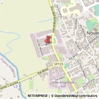 Mappa Via del Lavoro, 14, 36025 Noventa Vicentina, Vicenza (Veneto)