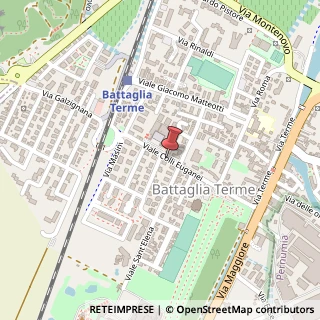 Mappa Viale dei Colli Euganei, 88, 35041 Battaglia Terme, Padova (Veneto)