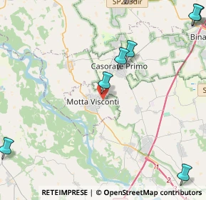 Mappa Via Sant'Anna, 20086 Motta Visconti MI, Italia (7.01917)