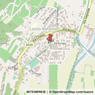 Mappa Via Europa, 106, 35034 Lozzo Atestino, Padova (Veneto)