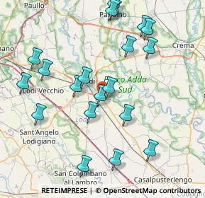 Mappa SS9 Via Emilia, 26900 Lodi LO, Italia (8.7085)