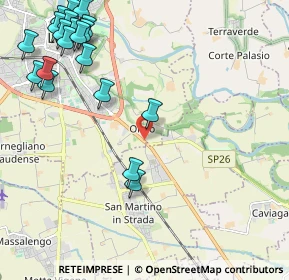 Mappa SS9 Via Emilia, 26900 Lodi LO, Italia (2.8525)