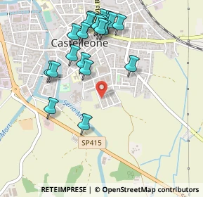 Mappa Via Cremona, 26012 Castelleone CR, Italia (0.524)