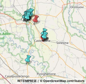 Mappa Via Cremona, 26012 Castelleone CR, Italia (7.4325)