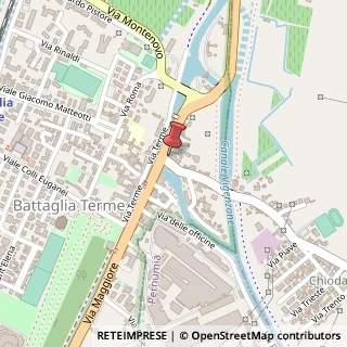 Mappa Via Chiodare, 3, 35041 Battaglia Terme, Padova (Veneto)