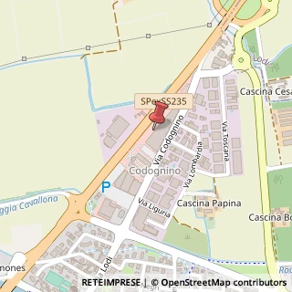 Mappa Via Codognino, 47/B, 26854 Cornegliano Laudense, Lodi (Lombardia)