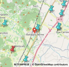 Mappa 35041 Battaglia Terme PD, Italia (3.37)