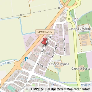 Mappa Via Codognino, 21, 26854 Cornegliano Laudense, Lodi (Lombardia)