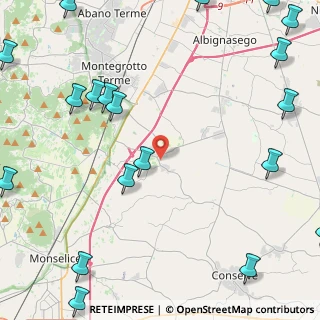 Mappa Via Roma, 35020 Due Carrare PD, Italia (7.0975)