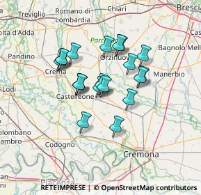 Mappa Via U. Foscolo, 26015 Soresina CR, Italia (10.4315)