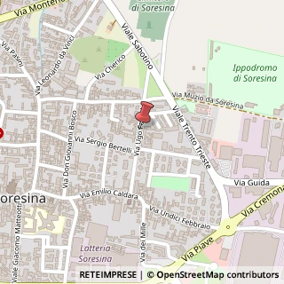 Mappa Via U. Foscolo, 33, 26015 Soresina, Cremona (Lombardia)