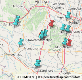 Mappa Via A. Saliera, 36025 Noventa Vicentina VI, Italia (15.67786)