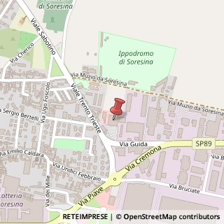 Mappa Via Guida, 4, 26015 Soresina, Cremona (Lombardia)