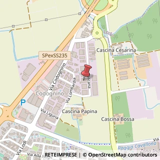Mappa Via Toscana, 50, 26854 Cornegliano Laudense, Lodi (Lombardia)