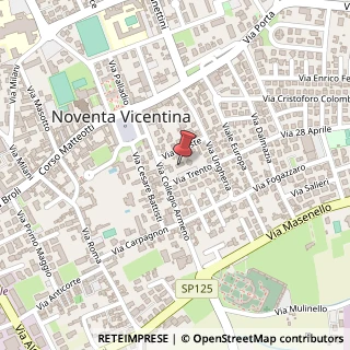 Mappa Via Trento, 7, 36025 Noventa Vicentina, Vicenza (Veneto)