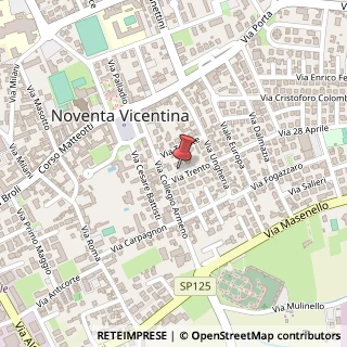 Mappa Via Trento, 7, 36025 Noventa Vicentina, Vicenza (Veneto)