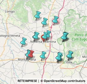 Mappa Viale Ungheria, 36025 Noventa Vicentina VI, Italia (6.9155)