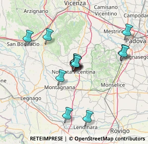Mappa Viale Ungheria, 36025 Noventa Vicentina VI, Italia (12.48923)