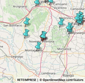 Mappa Via Antonio Fogazzaro, 36025 Noventa Vicentina VI, Italia (20.528)