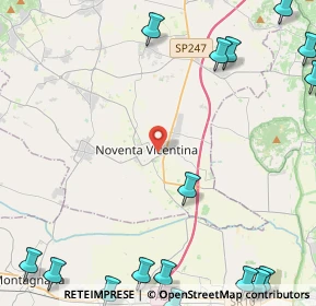 Mappa Via Antonio Fogazzaro, 36025 Noventa Vicentina VI, Italia (7.625)