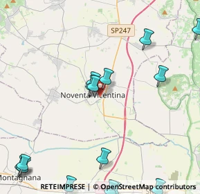 Mappa Via Antonio Fogazzaro, 36025 Noventa Vicentina VI, Italia (6.425)