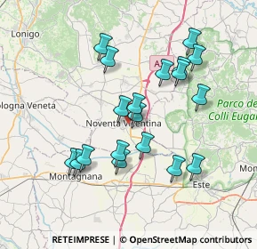 Mappa Via Antonio Fogazzaro, 36025 Noventa Vicentina VI, Italia (6.82526)