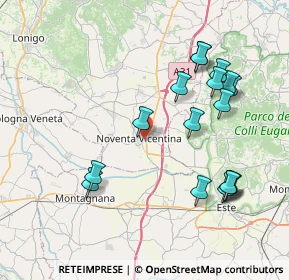 Mappa Via Antonio Fogazzaro, 36025 Noventa Vicentina VI, Italia (8.41294)