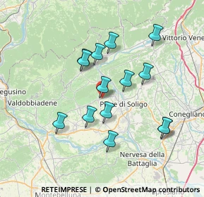 Mappa Via Antonio Vivaldi, 31010 Farra di Soligo TV, Italia (6.47429)