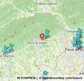 Mappa Via Antonio Vivaldi, 31010 Farra di Soligo TV, Italia (3.09182)