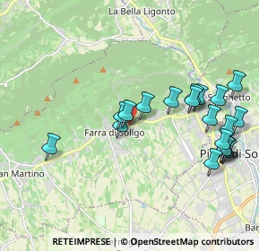 Mappa Via Antonio Vivaldi, 31010 Farra di Soligo TV, Italia (2.115)