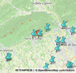 Mappa Via Antonio Vivaldi, 31010 Farra di Soligo TV, Italia (2.75857)