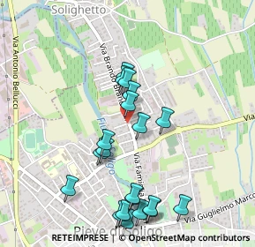 Mappa Via Brando Brandolini, 31050 Pieve di Soligo TV, Italia (0.5015)