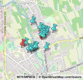Mappa Via Brando Brandolini, 31050 Pieve di Soligo TV, Italia (0.249)