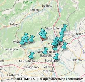 Mappa Via Brando Brandolini, 31050 Pieve di Soligo TV, Italia (11.44)