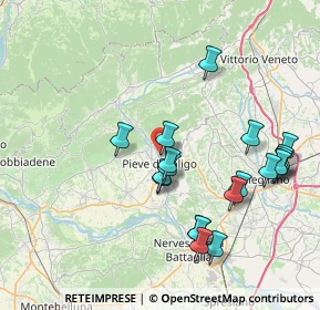 Mappa Via Brando Brandolini, 31050 Pieve di Soligo TV, Italia (8.064)