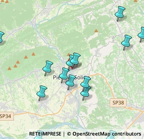 Mappa Via Brando Brandolini, 31050 Pieve di Soligo TV, Italia (5.20625)