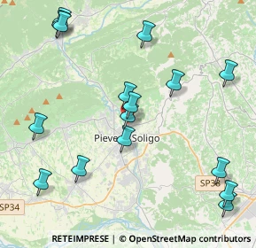 Mappa Via Brando Brandolini, 31050 Pieve di Soligo TV, Italia (4.79875)