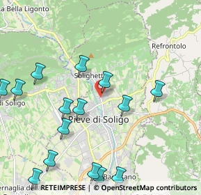 Mappa Via Brando Brandolini, 31050 Pieve di Soligo TV, Italia (2.51533)