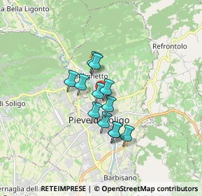 Mappa Via Brando Brandolini, 31050 Pieve di Soligo TV, Italia (1.12)