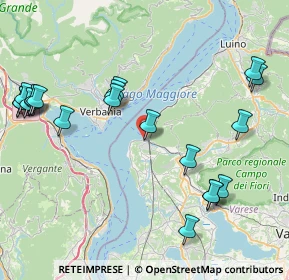 Mappa Via Miralago, 21014 Laveno-Mombello VA, Italia (9.885)