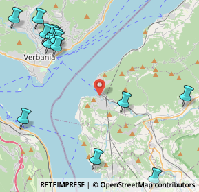 Mappa Via Miralago, 21014 Laveno-Mombello VA, Italia (5.84143)