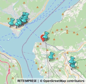 Mappa Via Miralago, 21014 Laveno-Mombello VA, Italia (4.8925)