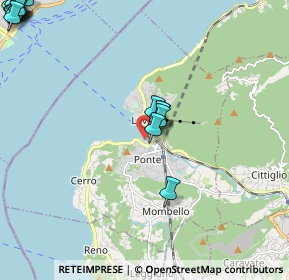 Mappa Via Miralago, 21014 Laveno-Mombello VA, Italia (3.47)