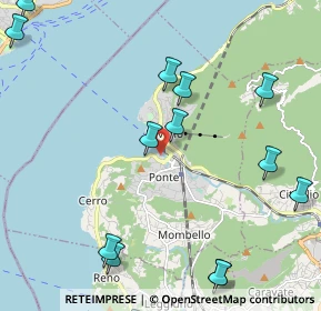 Mappa Via Miralago, 21014 Laveno-Mombello VA, Italia (3.301)