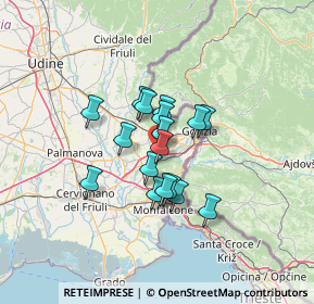 Mappa Via P. Zorutti, 34072 Farra d'Isonzo GO, Italia (8.78)