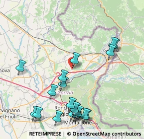 Mappa Via P. Zorutti, 34072 Farra d'Isonzo GO, Italia (9.7255)