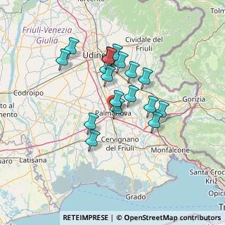 Mappa Via Udine, 33057 Palmanova UD, Italia (11.17389)