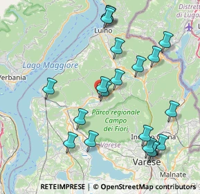 Mappa 21030 Cuveglio VA, Italia (8.6205)